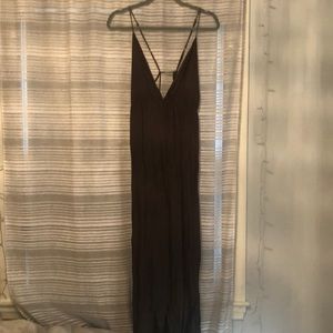TOBI ARMY GREEN MAXI DRESS
